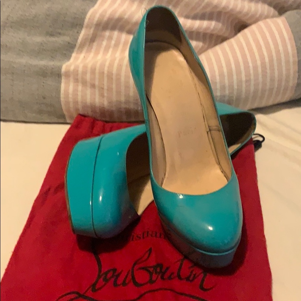 Christian Louboutin Patent Leather Bianca Pump
